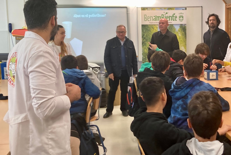 COMIENZA EN LOS CENTROS DE SECUNDARIA DEL MUNICIPIO EL PROGRAMA DE EDUCACIÓN AMBIENTAL ‘BENAMBIENTE’