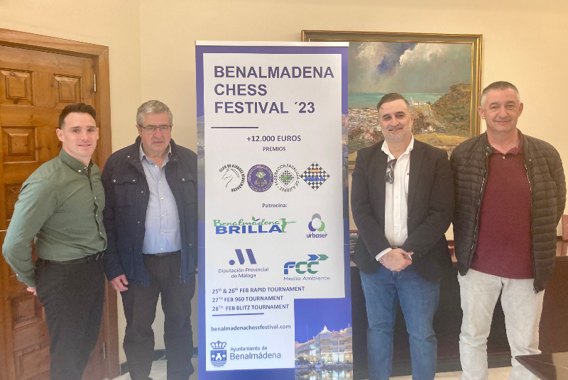 LA TERCERA EDICIÓN DEL BENALMÁDENA CHESS FESTIVAL REUNIRÁ A CAMPEONES MUNDIALES Y EUROPEOS DE AJEDREZ