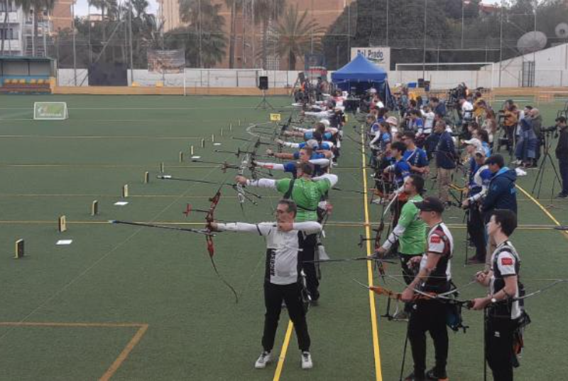 120 TIRADORES DE TODA ESPAÑA PARTICIPARON EN LA PRUEBA DEL CAMPEONATO DE ESPAÑA DE TIRO CON ARCO