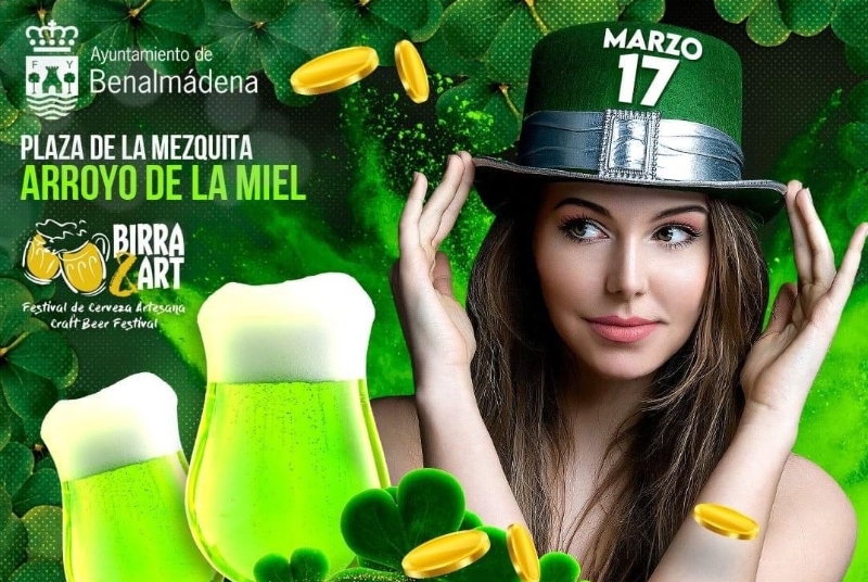 BENALMÁDENA SE VISTE DE VERDE PARA CELEBRAR SAN PATRICIO ESTE VIERNES 17 DE MARZO