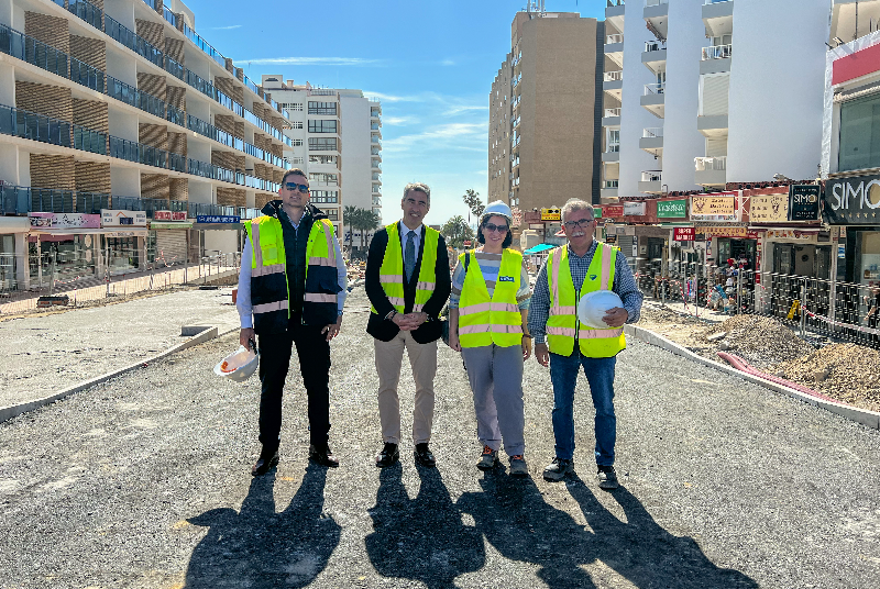 LAS OBRAS DE REMODELACIÓN DE LA AVENIDA ALAY MARCHAN A BUEN RITMO PARA FINALIZAR EN LA FECHA PREVISTA: MEDIADOS DE JUNIO