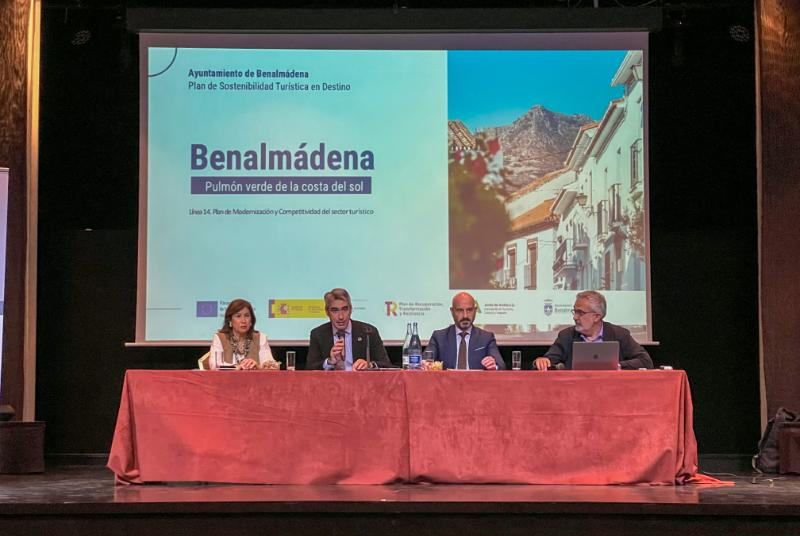 EL ALCALDE, LA DELEGADA TERRITORIAL DE TURISMO Y EL SUBDELEGADO DE GOBIERNO PRESENTAN EL PLAN DE SOSTENIBILIDAD TURÍSTICA DE BENALMÁDENA