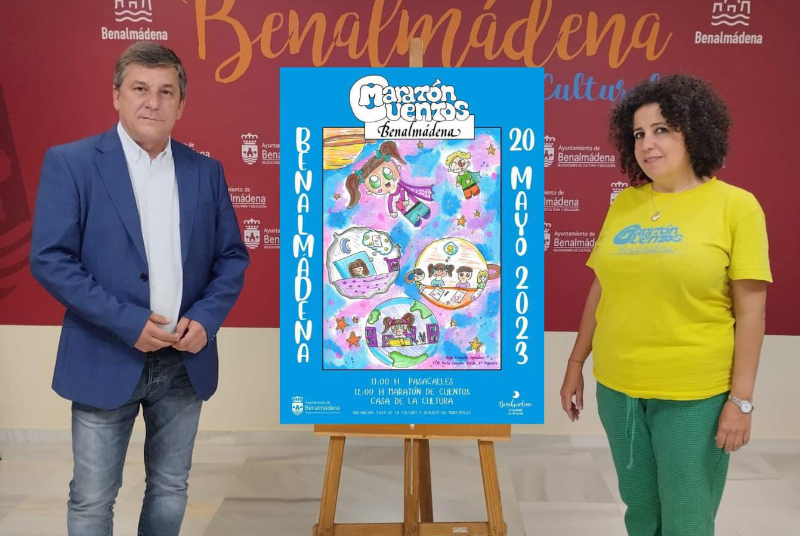 EL CONCEJAL DE CULTURA PRESENTA EL CARTEL GANADOR DE LA NUEVA EDICIÓN DEL MARATÓN DE CUENTOS