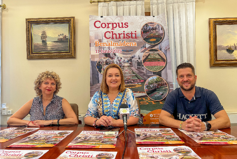 BENALMÁDENA ULTIMA LOS PREPARATIVOS PARA LA CELEBRACIÓN DEL CORPUS CHRISTI ESTE DOMINGO 11 DE JUNIO