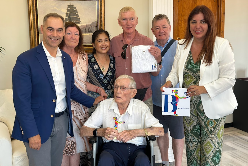 CHARLES BETTY, RESIDENTE BRITÁNICO AFINCADO EN BENALMÁDENA DESDE HACE CASI CUATRO DÉCADAS, CUMPLE 100 AÑOS