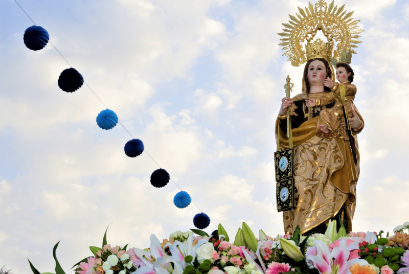 BENALMADENA VIVIO LA PASION POR LA REINA DE LOS MARES CON TRES JORNADAS DE ACTOS ORGANIZADOS PARA CELEBRAR EL DIA DE LA VIRGEN DEL CARMEN