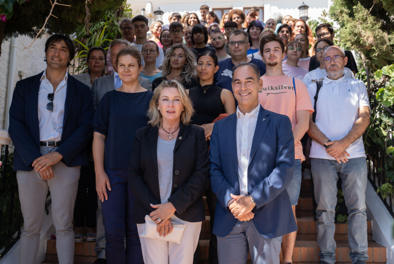 El alcalde de Benalmádena da la bienvenida a los alumnos del nuevo curso de la Escuela de Hostelería La Fonda