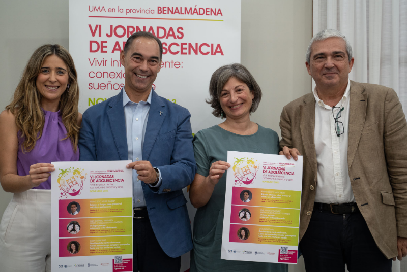 El Ayuntamiento de Benalmádena y FGUMA presentan las VI Jornadas de Adolescencia, que se celebrarán todo el mes de noviembre