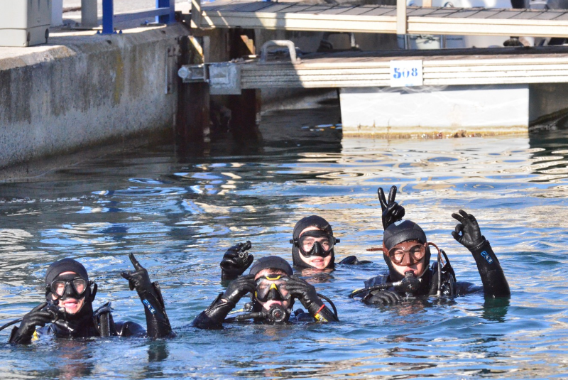 El Puerto de Benalmádena se prepara para albergar el XX Día Ecológico con la limpieza de sus fondos marinos