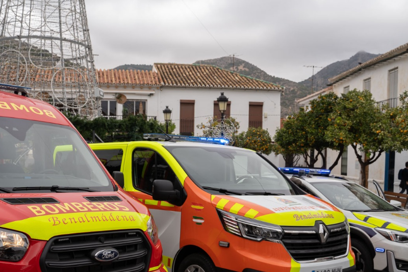 Benalmádena cuenta con tres nuevos vehículos para Policía Local, Bomberos y Protección Civil, de la mano de la Mancomunidad de Municipios de la Costa del Sol Occidental