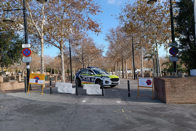 Policía Local intensifica el control de autocaravanas en Arroyo de la Miel para velar por el escrupuloso cumplimiento del aforo autorizado