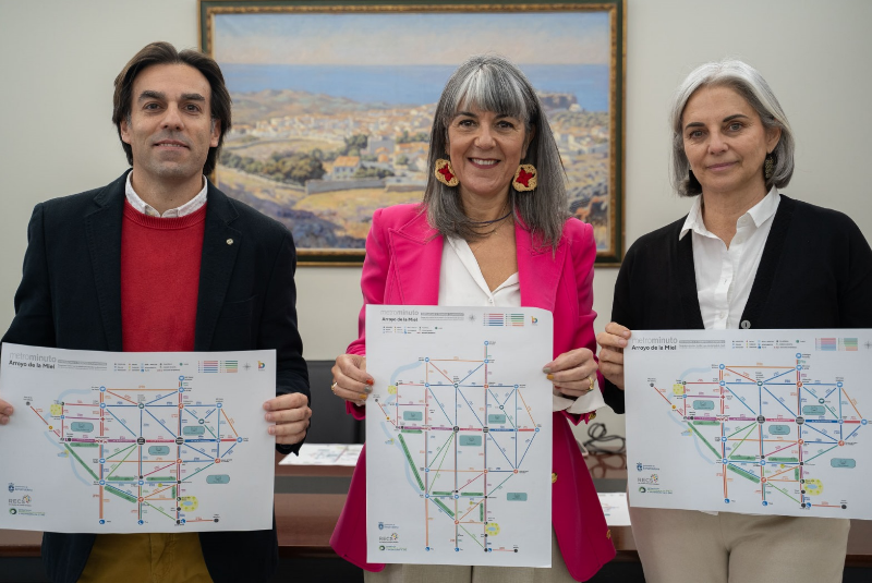 Benalmádena pone en marcha ‘Metrominuto’ para incrementar la movilidad a pie con rutas por Arroyo de la Miel que eviten el uso del coche
