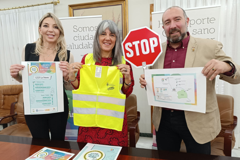 El Ayuntamiento retoma los Caminos Escolares Seguros para que los niños acudan al colegio sin necesidad de vehículo en pro de impulsar hábitos de vida saludables