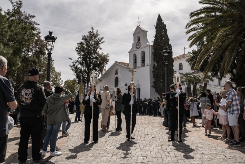 Benalmádena continúa con los actos previos a la Semana Santa con un emocionante pregón de entrada y el traslado de El Cautivo