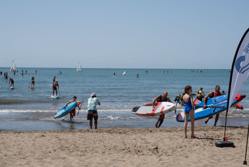 Gran ambiente en el ‘Battle of Hercules’, con grandes riders internacionales en las aguas de Benalmádena