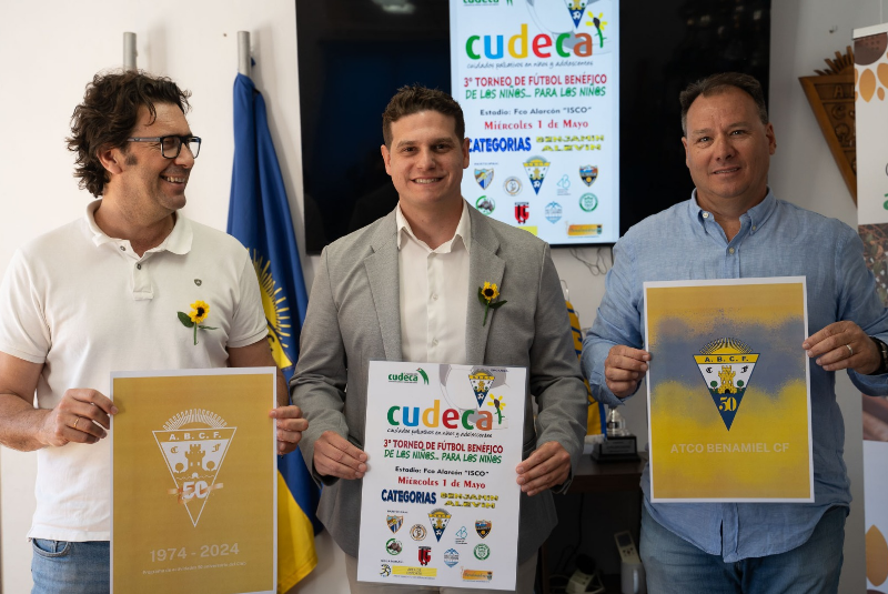 Todo preparado para disfrutar del Torneo Cudeca, fútbol solidario el 1 de mayo con el Atlético Benamiel 