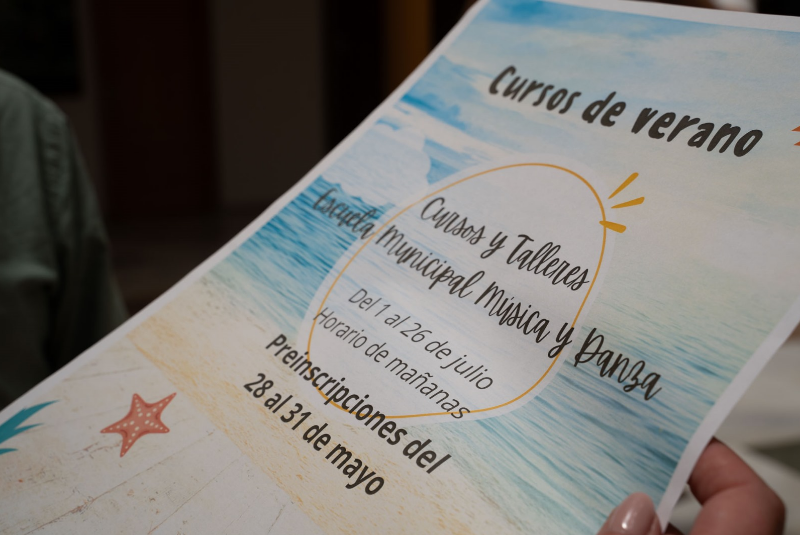 Educación detalla los cursos intensivos de verano que se impartirán en el Centro de Formación Permanente y la Escuela Municipal de Música y Danza
