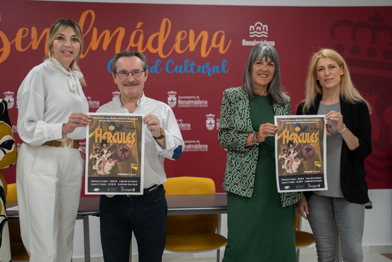 Música en directo, canciones y bailes, la magia del teatro llega a Benalmádena con ‘Hércules, El Musical’