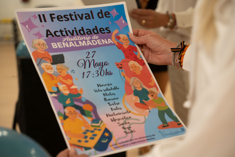 Benalmádena celebrará el II Festival de Fin de Actividades de los Centros de Mayores en el Auditorio Municipal