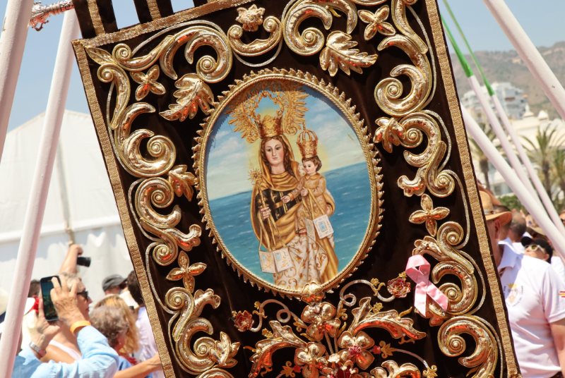 Todo listo para los actos religiosos de la Virgen del Carmen, que este año celebra su declaración como Fiesta de Singularidad Turística de la provincia de Málaga