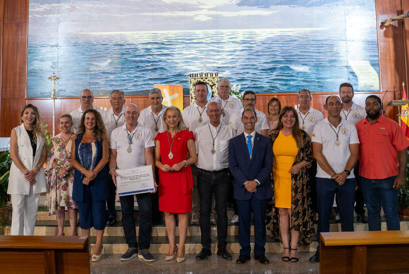Emotivo Primer Día de Triduo por la Virgen del Carmen, con la entrega de su distinción como Fiesta de Singularidad Turística de la provincia de Málaga
