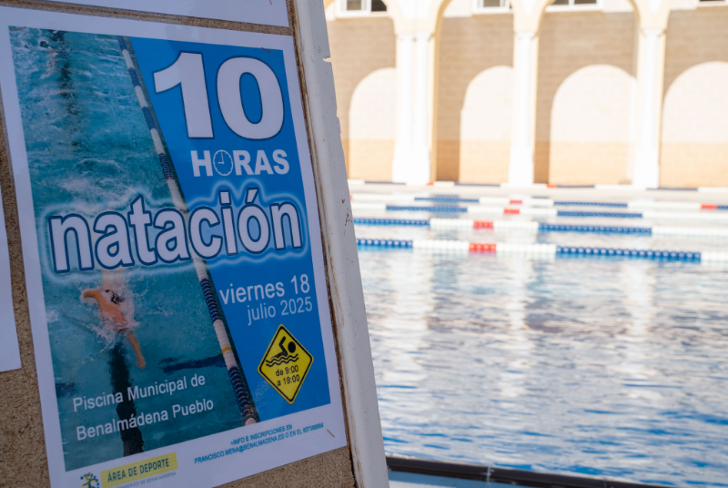Todo listo para celebrar una nueva edición de las ‘10 Horas de Natación’ en Benalmádena Pueblo