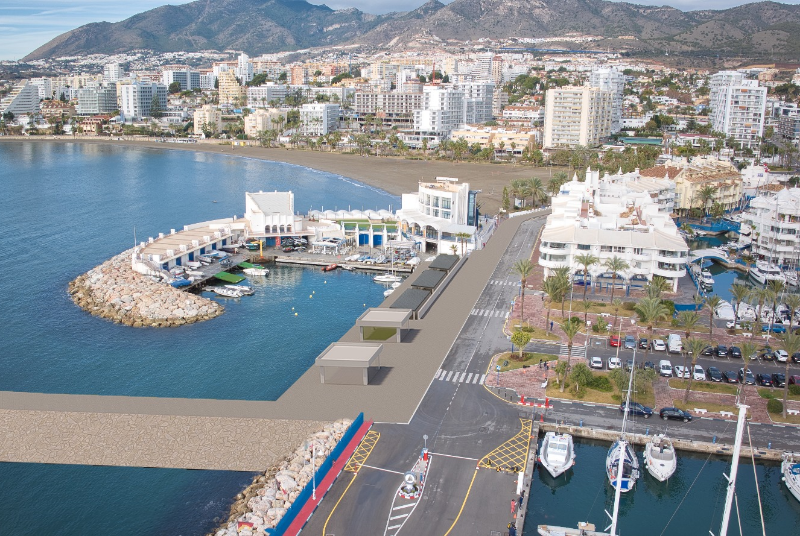 Culminan los sondeos previos para la redacción del proyecto del nuevo dique en el Puerto Deportivo de Benalmádena 