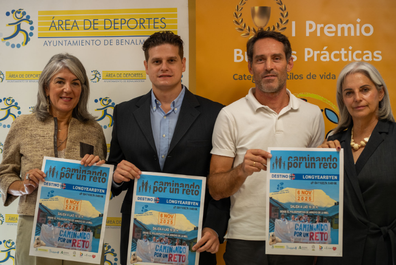 Benalmádena volverá a sumar kilómetros por la salud con una nueva edición de ‘Caminando por un Reto’