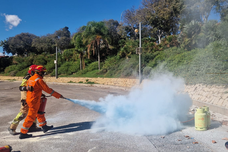 Benalmádena acoge la fase final del Curso de Formación Básica para Voluntariado de Protección Civil