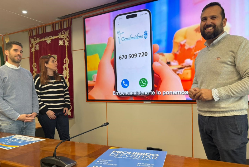 El Ayuntamiento de Benalmádena pone en marcha un nuevo sistema gratuito y personalizado de recogida de muebles y enseres