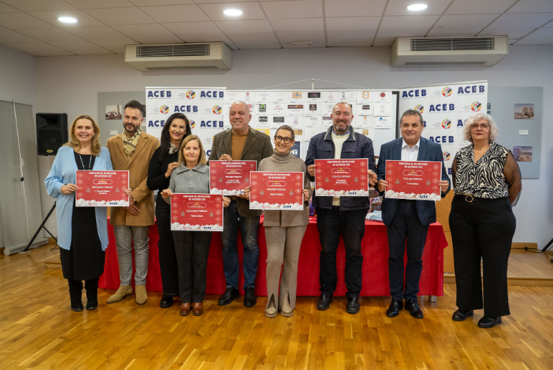 ACEB y ACCAB entregan los premios de la campaña de Navidad