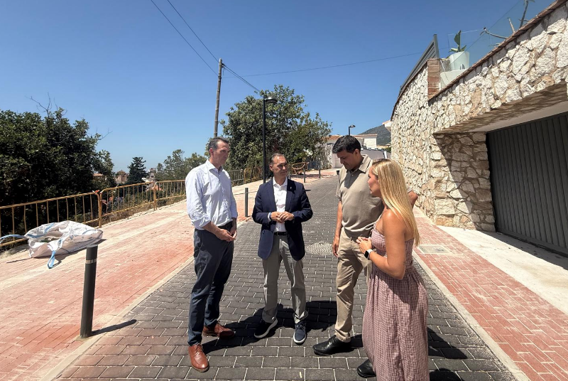 Las obras de la calle Esteban Martín entran en su recta final tras una inversión municipal de más de 373.000 euros