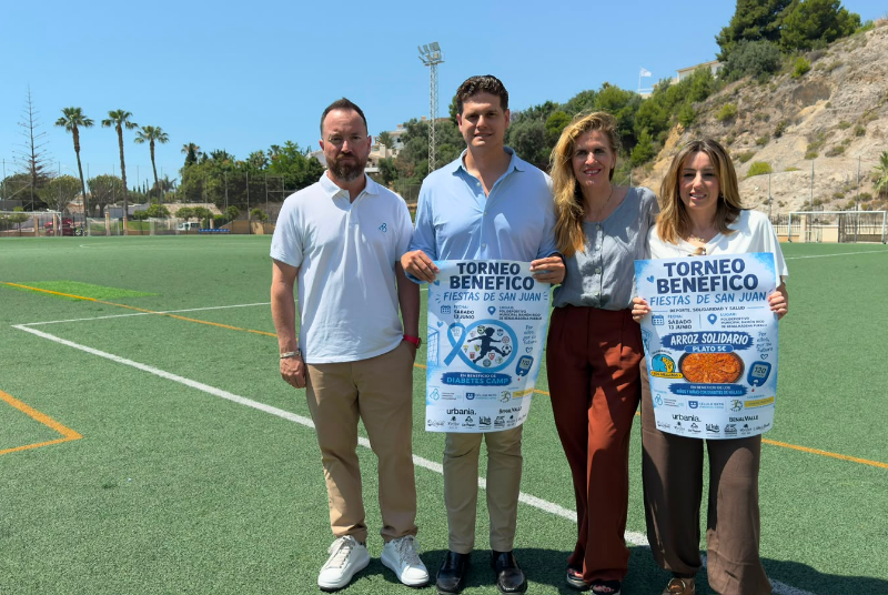 Benalmádena acogerá el sábado el Torneo Benéfico Fiestas de San Juan a favor de niños y niñas con diabetes