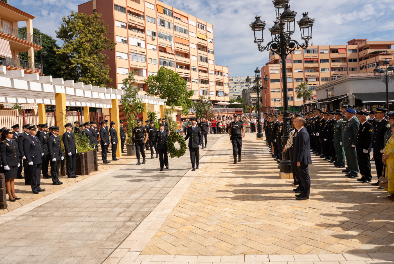 Benalmádena pone en valor el papel de la Policía Nacional como garante de la seguridad de vecinos y visitantes