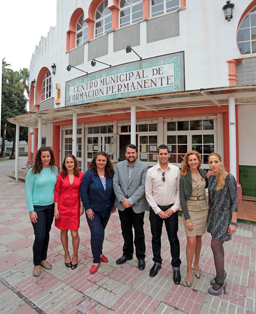 Los alumnos de Benalforma participan en eventos municipales para completar sus prácticas profesionales