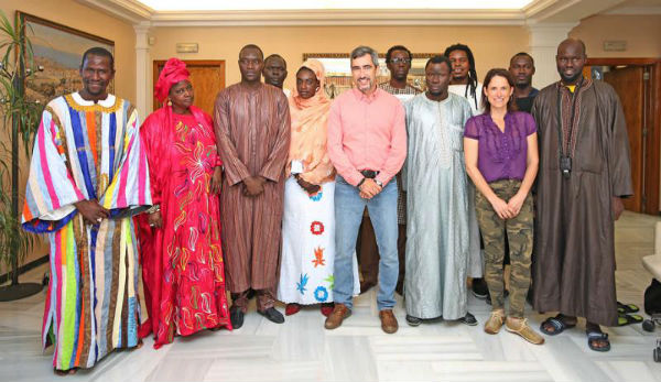 El Polideportivo Ramón Rico acoge la celebración por primera vez en Málaga de la Jornada Khassida Touba, una de las principales festividades religiosas de Senegal