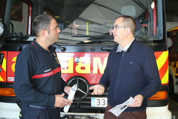 Bomberos de Benalmádena realizaron un total de 462 intervenciones a lo largo de 2017