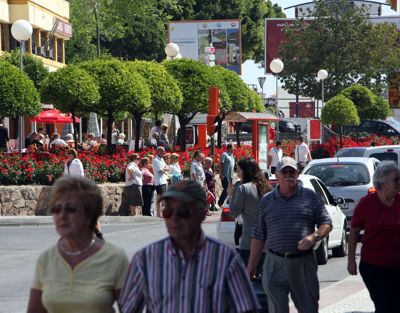 Zona azul cercana a Calle Las Flores