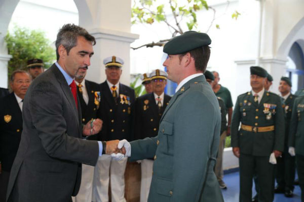 La Capitanía del Puerto Deportivo de Benalmádena acogió ayer la celebración del día del Pilar