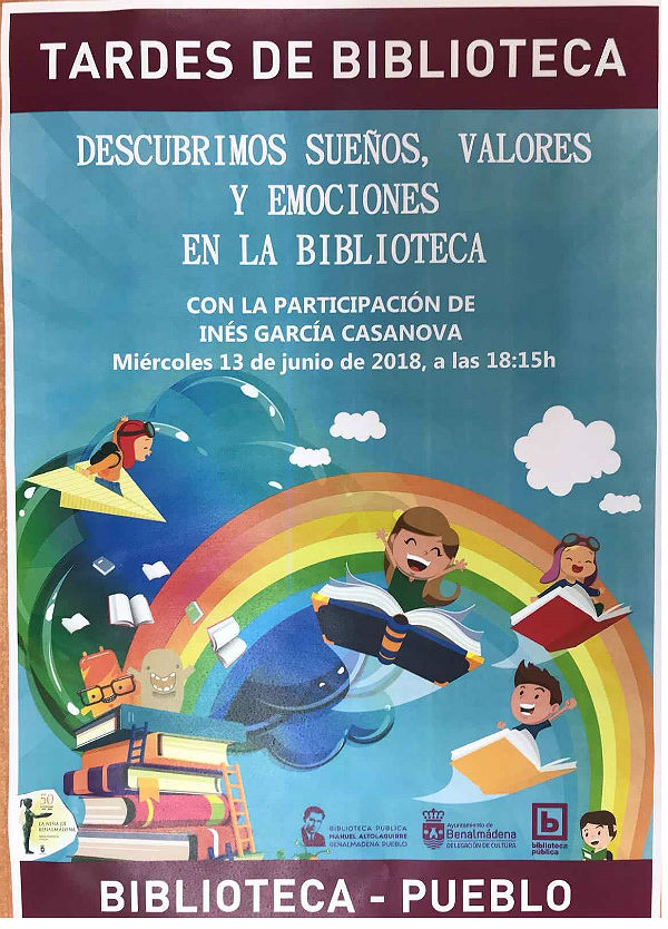 'Tardes de Biblioteca' cerrará este miércoles 13 el calendario de actividades con motivo del 50º Aniversario de 'La Niña de Benalmádena'