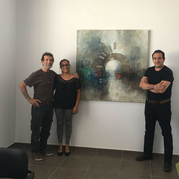 El artista Pablo Rodríguez Guy cede temporalmente una de sus obras a la Concejalía de Vivienda y Rescate Ciudadano