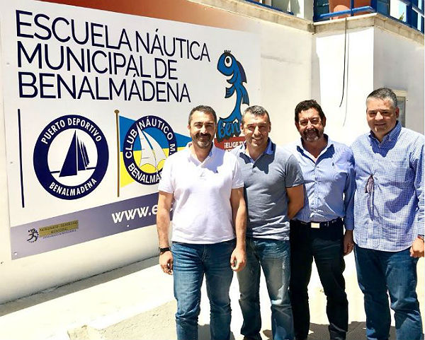 La Asociación de Clubes Náuticos de Andalucía estudia promover la implantación en la comunidad del Modelo de Escuela Náutica de Benalmádena