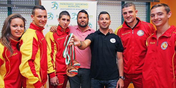 El Club de Taekwondo Medalla de Bronce del Campeonato Europeo.