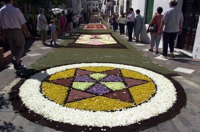 Todo Preparado para la Celebración del Corpus Christi.