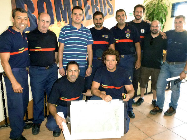 Los Bomberos de Benalmádena celebran una jornada técnica de Gps y sistemas de orientación y localización