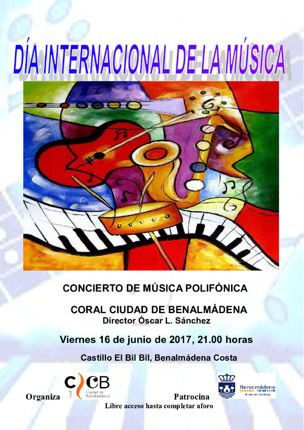 La Coral Ciudad de Benalmádena cierra su ciclo de primavera con un Concierto de Canciones Internacionales