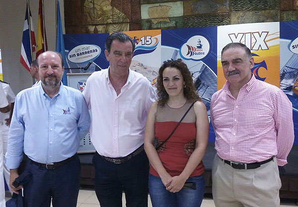 La concejala de Puerto, Encarnación Cortés, visita Melilla con motivo de la celebración de su XIX Semana Náutica