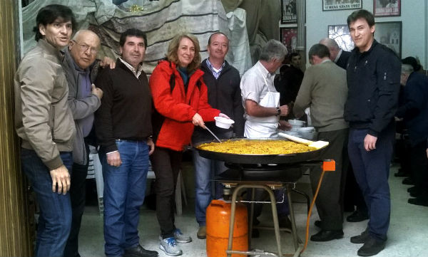 La regidora participa en el encuentro cofrade de la Hermandad del Nazareno.