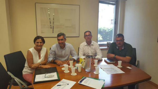 El alcalde Víctor Navas mantiene un encuentro con la Delegada de Economía, Innovación, Ciencia y Empleo para desbloquear la situación de la cantera de Benalmádena