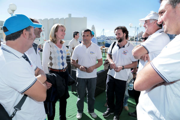 La regidora participa en la clausura del I Encuentro Remo Clubes Náuticos Costa del Sol